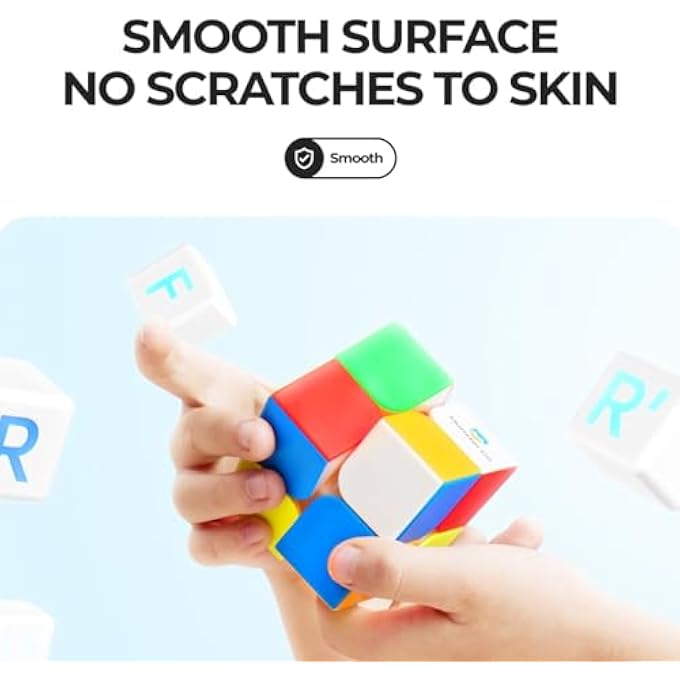 MONSTER GO BY GAN MG 2X2 NON MAGNETIC STICKERLESS STANDARD CUBE, TRAINER CUBE, RUBIK'S CUBE, SCREEN FREE BRAIN TEASER GAME, MENTAL FITNESS, IQ PUZZLE, STRESS RELIEF, TRAVEL TOY, KIDS GIFT - Image 3